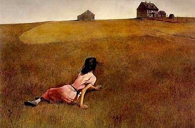 Image-Peinture, Andrew Wyeth (1917 - 2009), Christina's World, 1948.